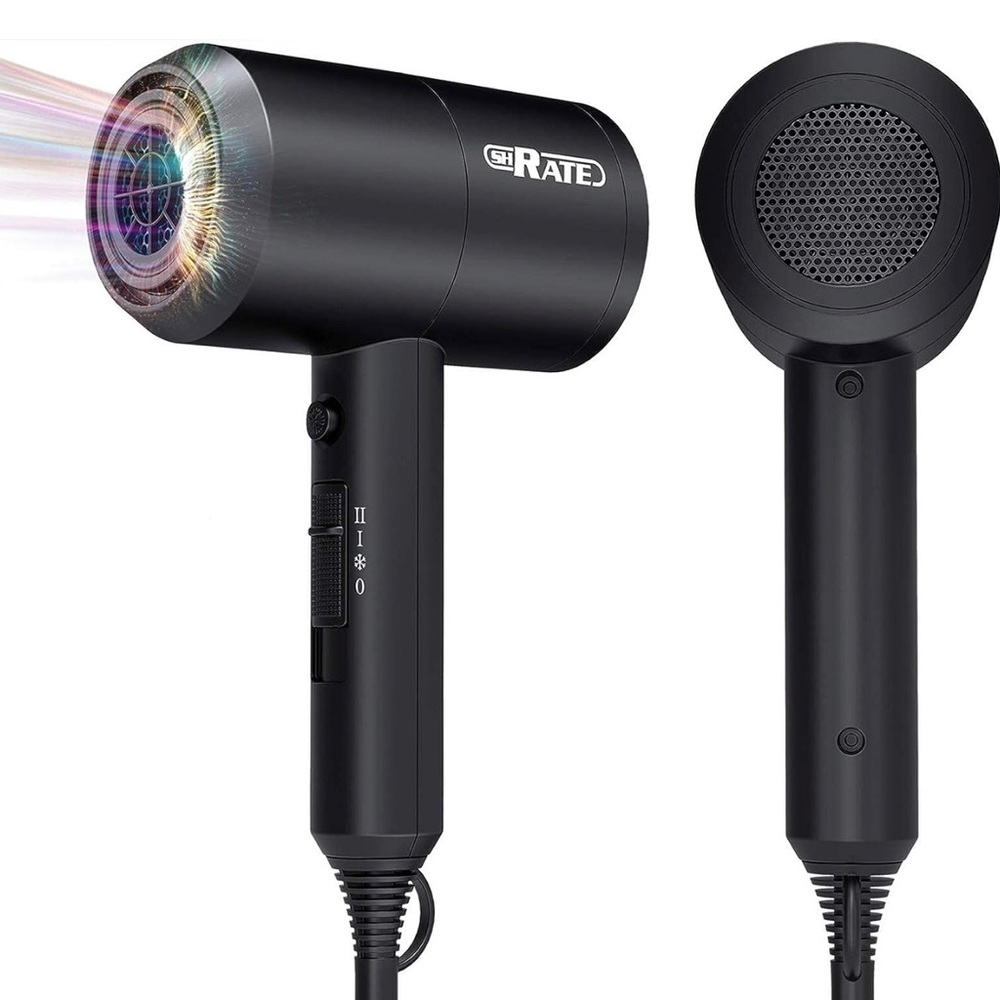 SHRATE Ionic Hair Dryer Professional Salon 1800W 2 Speed, 3 Heating, Low Noise N